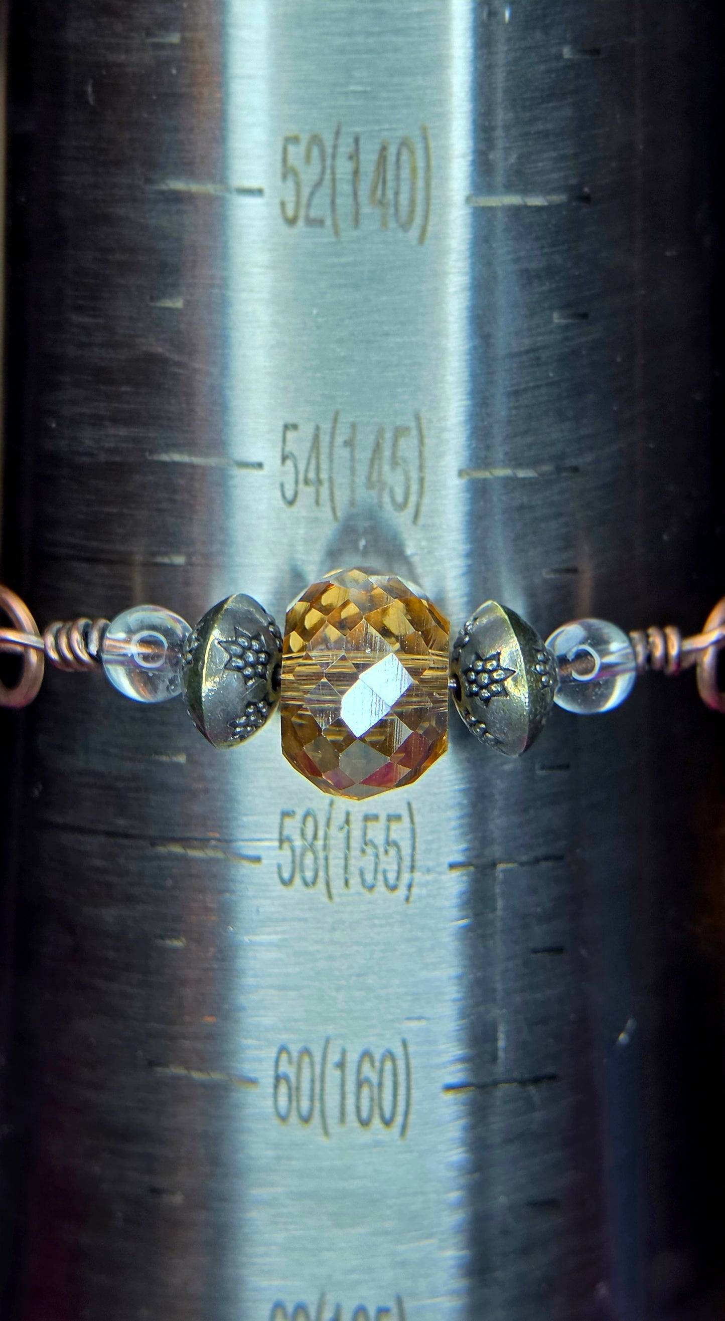 Solar Flare Bracelet – Golden Rutilated Quartz & Baltic Amber