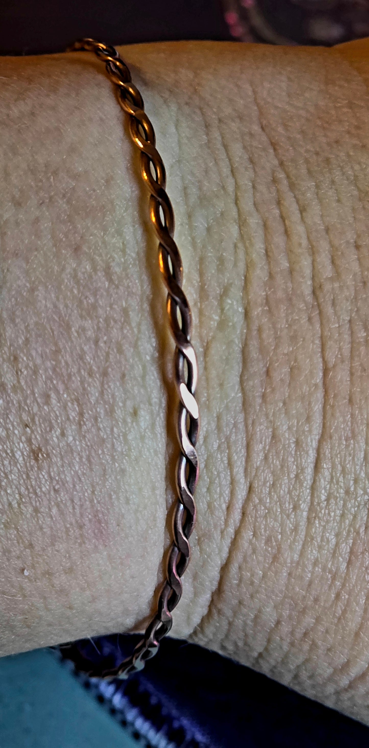 Infinite Helix Cuff – Hand-Twisted Pure Copper Bracelet