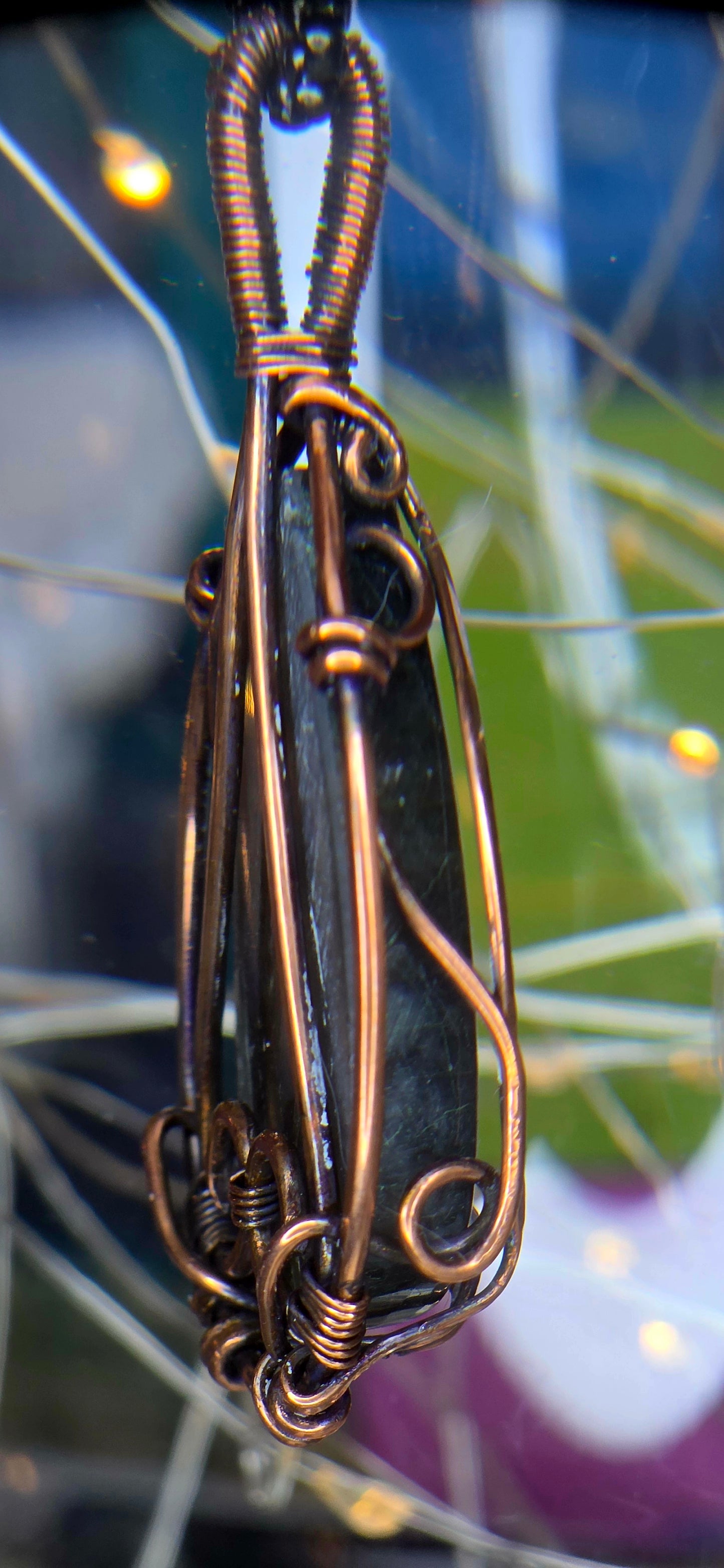 Did You Say Purple – Rare Purple Labradorite & Copper Pendant