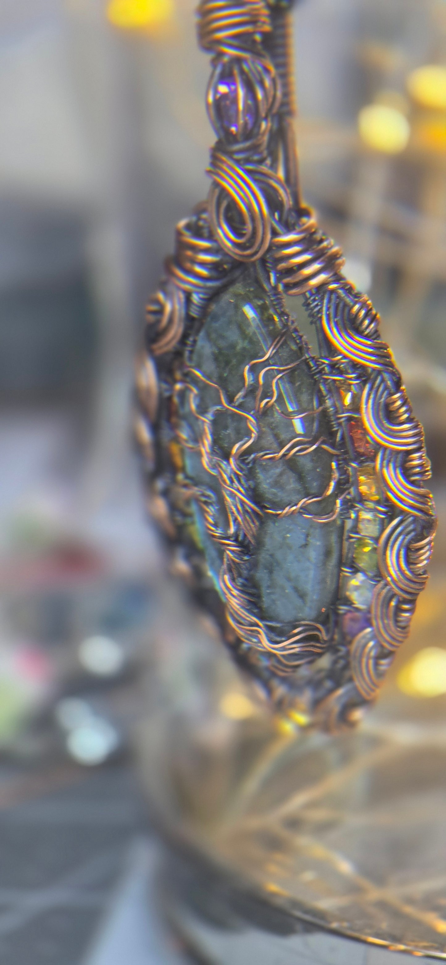 The Protector's Tree of Life – Multi-Gemstone Transformation Pendant
