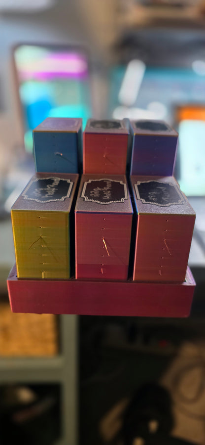 3D Printed Wire Spool Organizer ( 6 Pack w/ Tray)