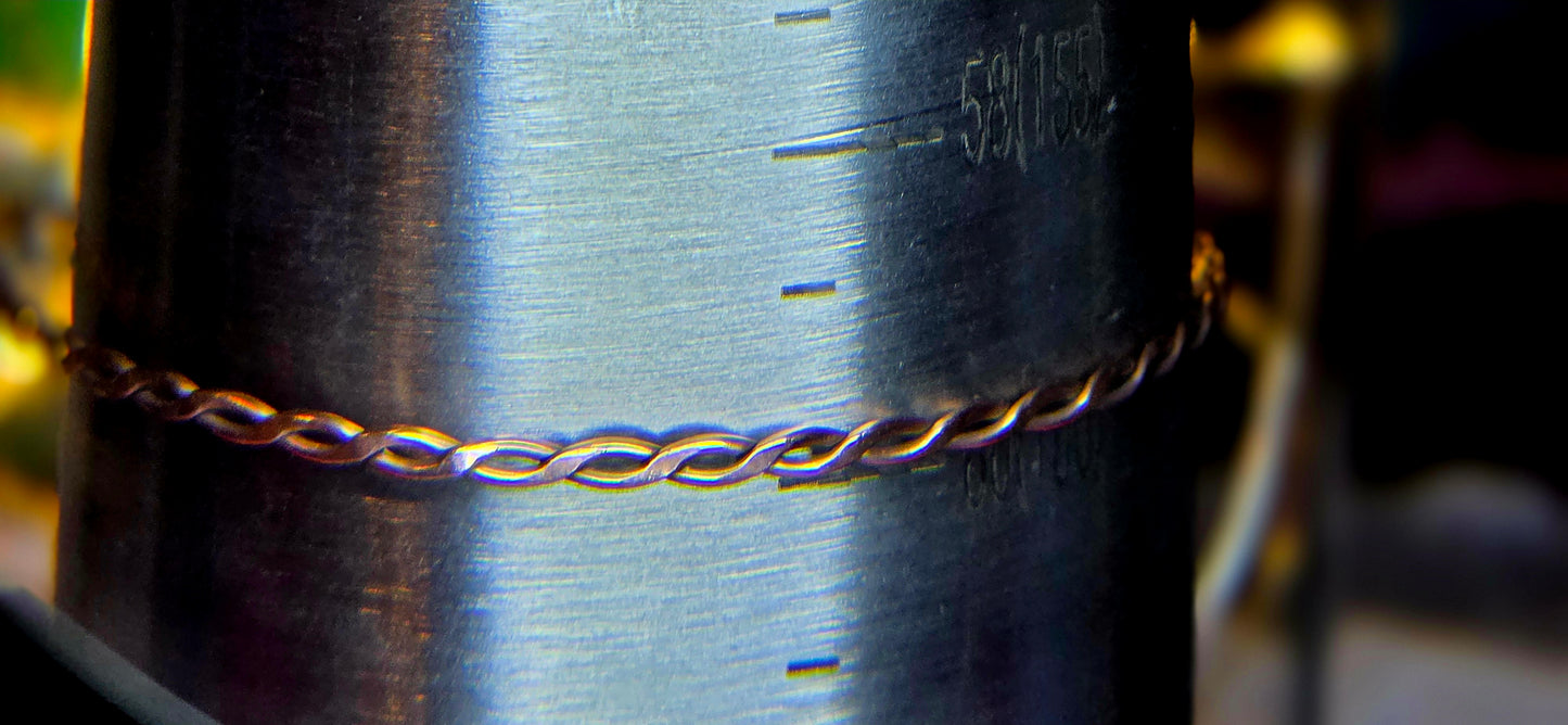 Infinite Helix Cuff – Hand-Twisted Pure Copper Bracelet
