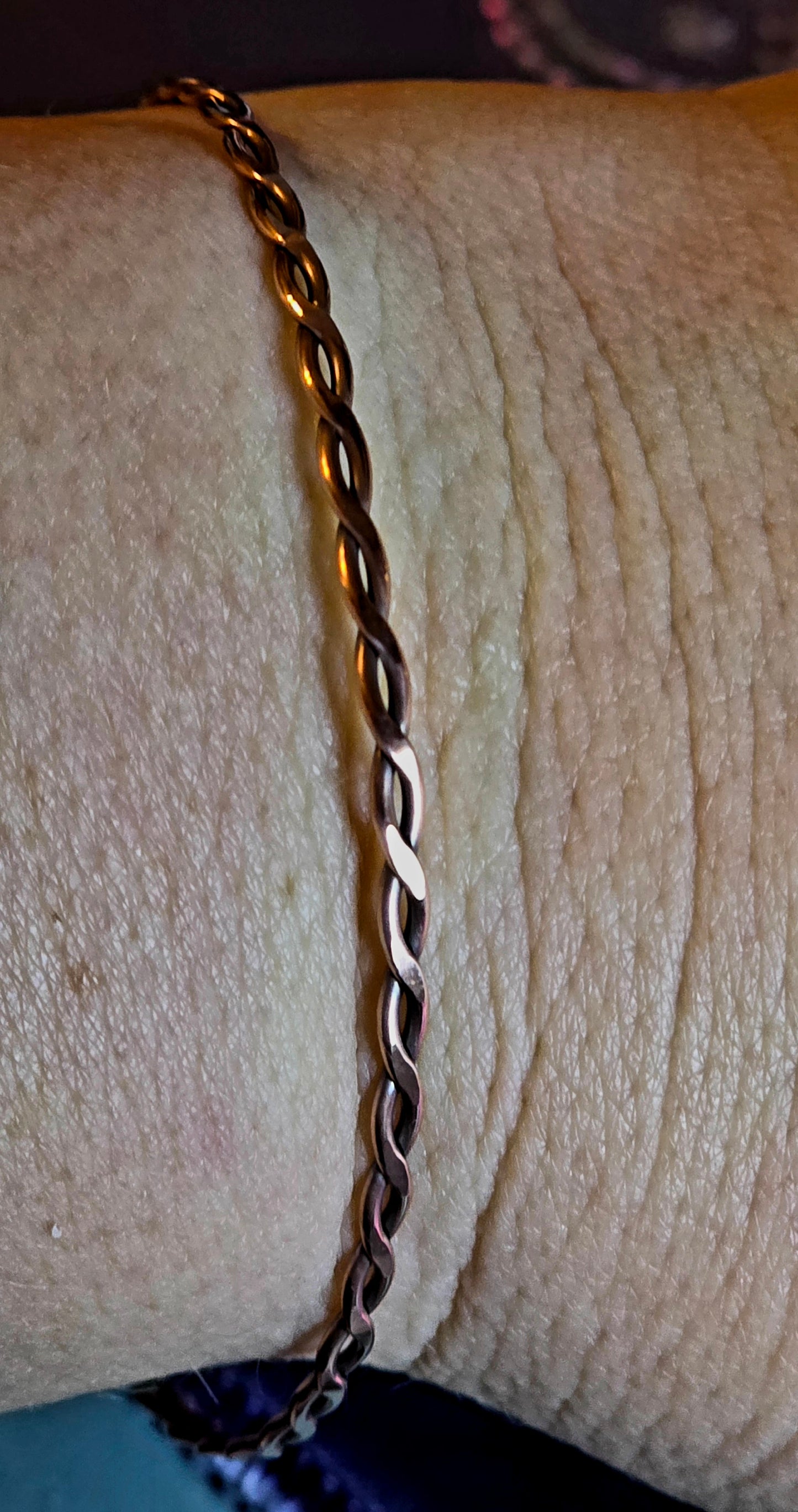 Infinite Helix Cuff – Hand-Twisted Pure Copper Bracelet